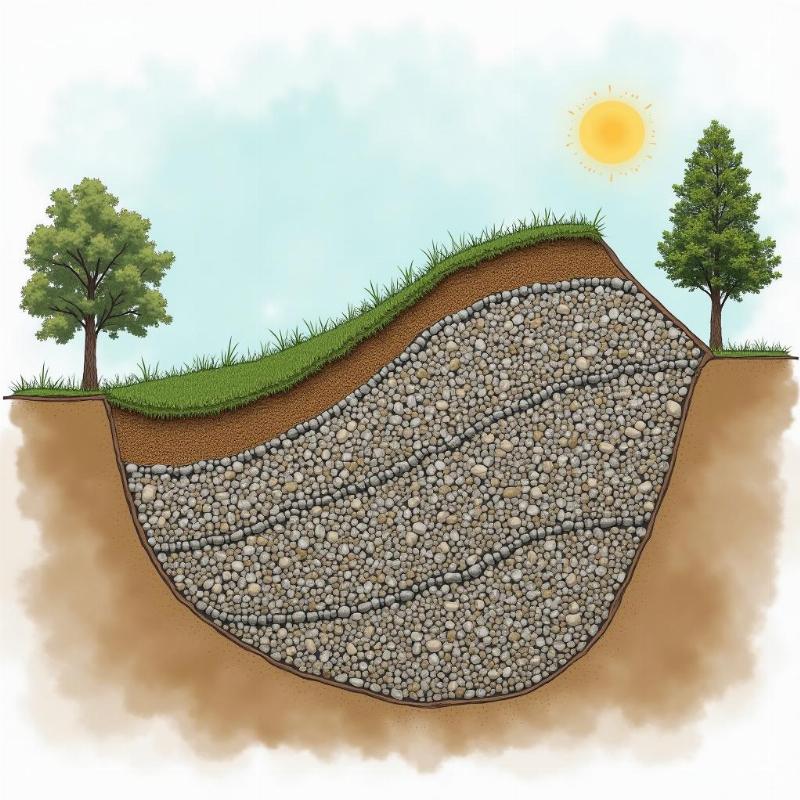 Giải pháp rọ đá chống trượt đất cục bộ và ổn định mái dốc hiệu quả